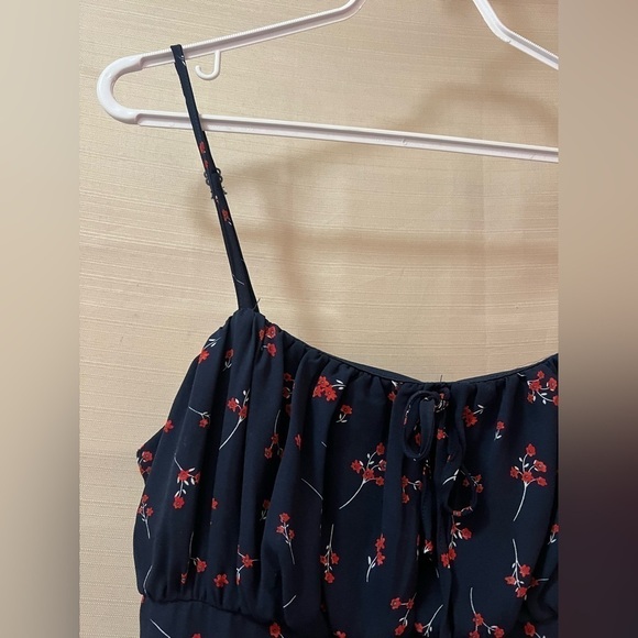 ⚫️ BOGO Blue Rain mini floral summer girly romper size large - Picture 6 of 9